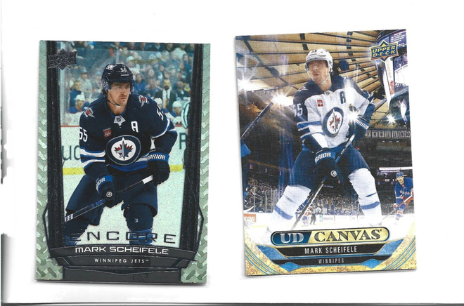 2 X MARK SCHEIFELE - JETS -  erkkareita