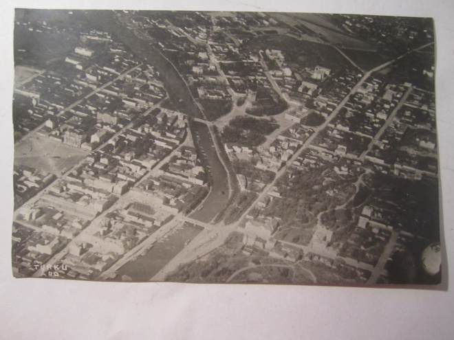 VANHA Postikortti Turku 1930-l  Alkup.Mallikappale