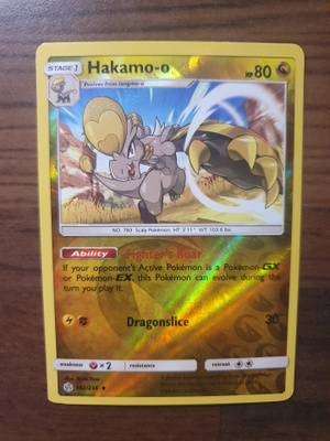 Pokemon Hakamo-o 162/236 Reverse holo