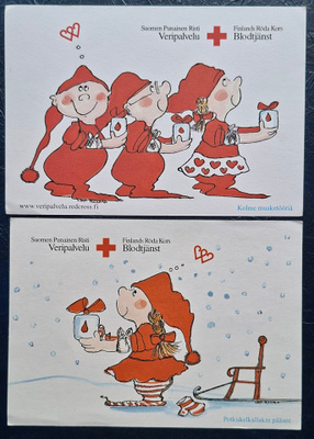 Virpi Pekkala Veripalvelun kortti.