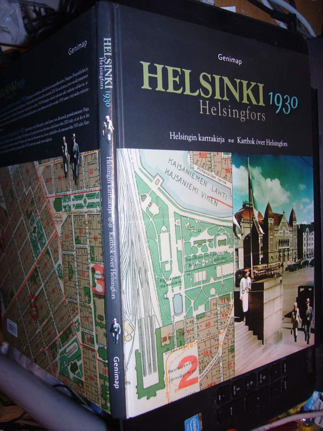 Helsinki 1930 Karttakirja ( 2005 Genimap ) sis. postikulun