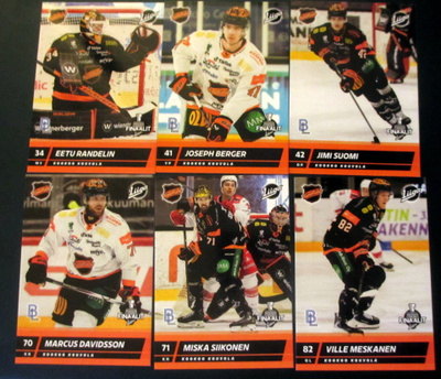 Tappara vs KooKoo Finaali kortit KooKoo 6kpl