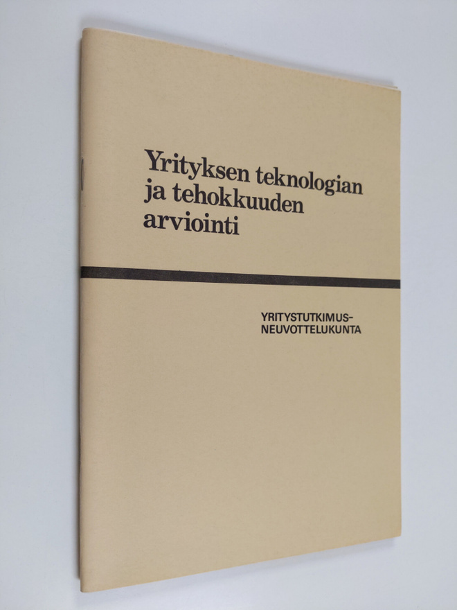 Yrityksen teknologian ja tehokkuuden arviointi