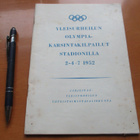 1952 Hki olypialaiset karsintakilpailujen ohjelma 52s. - pikkukuva 1