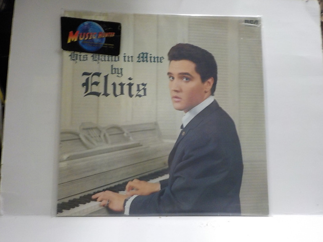 ELVIS - HIS HAND IN MINE M-/M- SAKSA 1985 LP
