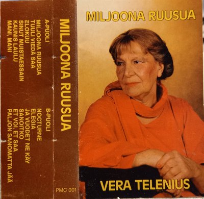 KASETTI Vera Telenius - Miljoona Ruusua