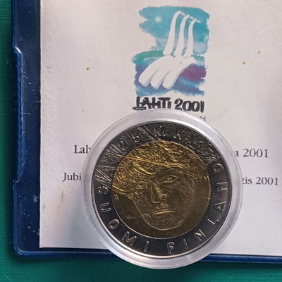 25mk . 2001 Lahti " HEMOHES " Kl UNC ( 2 kpl )
