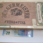 VANHA Sikari Rasia Burgermeister Extra Fina 1900-l Strenberg - pikkukuva 1