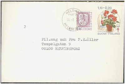 1981 tub 1,10mk ym kaunisleimainen kuori