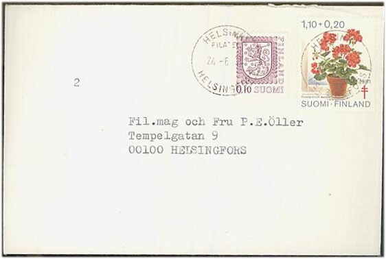 1981 tub 1,10mk ym kaunisleimainen kuori