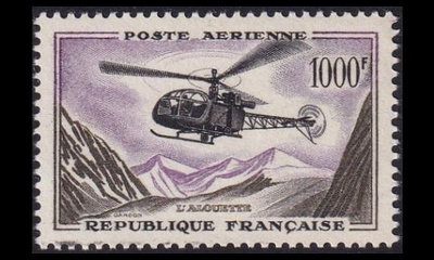 Ranska 1177 ** Helikopteri (1958)