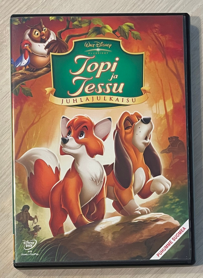 Walt Disney: TOPI JA TESSU - Juhlajulkaisu (1981) suomipuhe