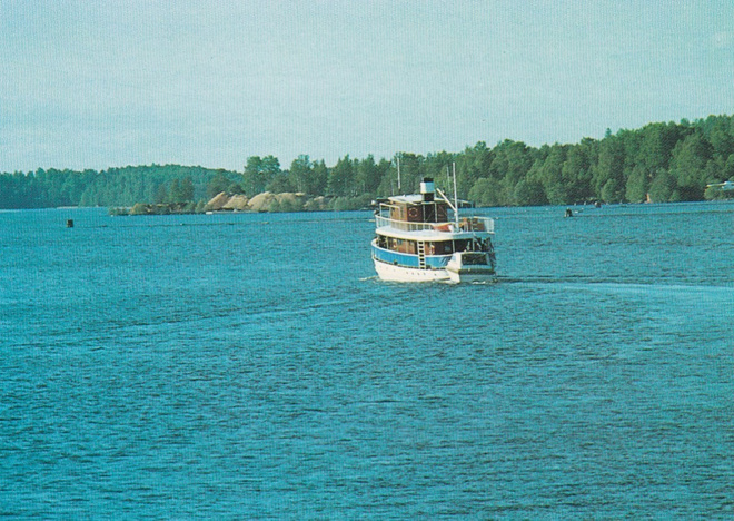 LAIVAKORTTI - HÖYRYLAIVA JÄRVELLÄ - 2