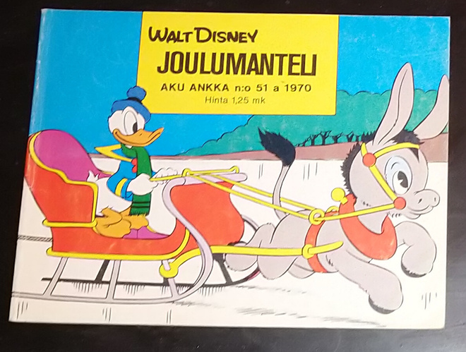 Aku Ankka Joulumanteli 1970