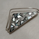Vintage Hopea riipussolki 935 silver sterling - pikkukuva 4