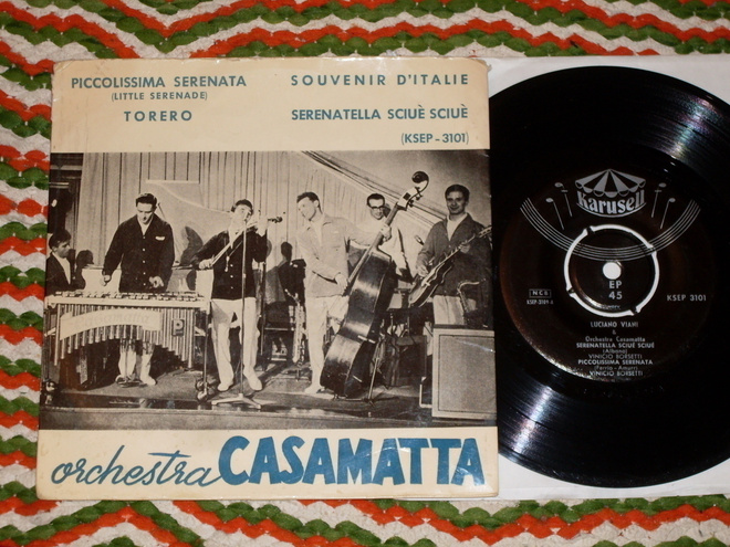 7" CASAMATTA Orchestra - EP single 1958 FIN vocal pop VG++