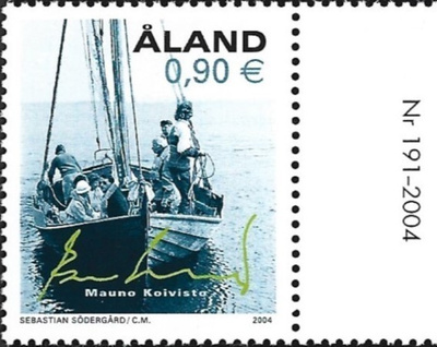 Ål 2004 Minun Ahv.maani 0,90 € välilöpari numero ** LaPe 233