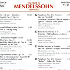 The Best of Mendelssohn - NAXOS - CD - pikkukuva 2