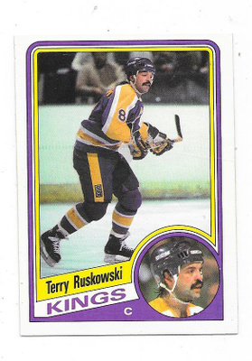 1984-85 OPC #89 Terry Ruskowski , Los Angeles Kings Goonie