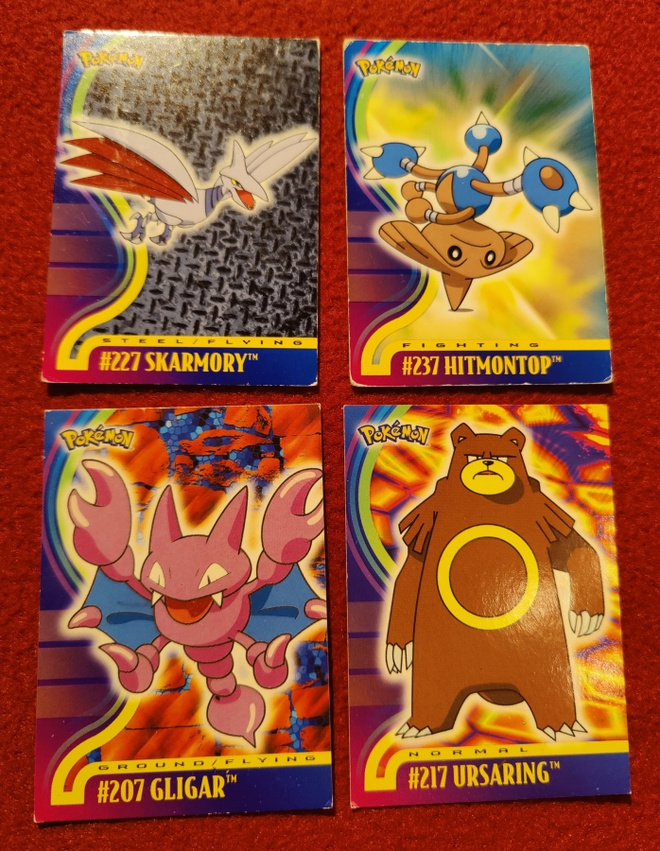 Pokemon Topps Johtoliigan kortteja 2