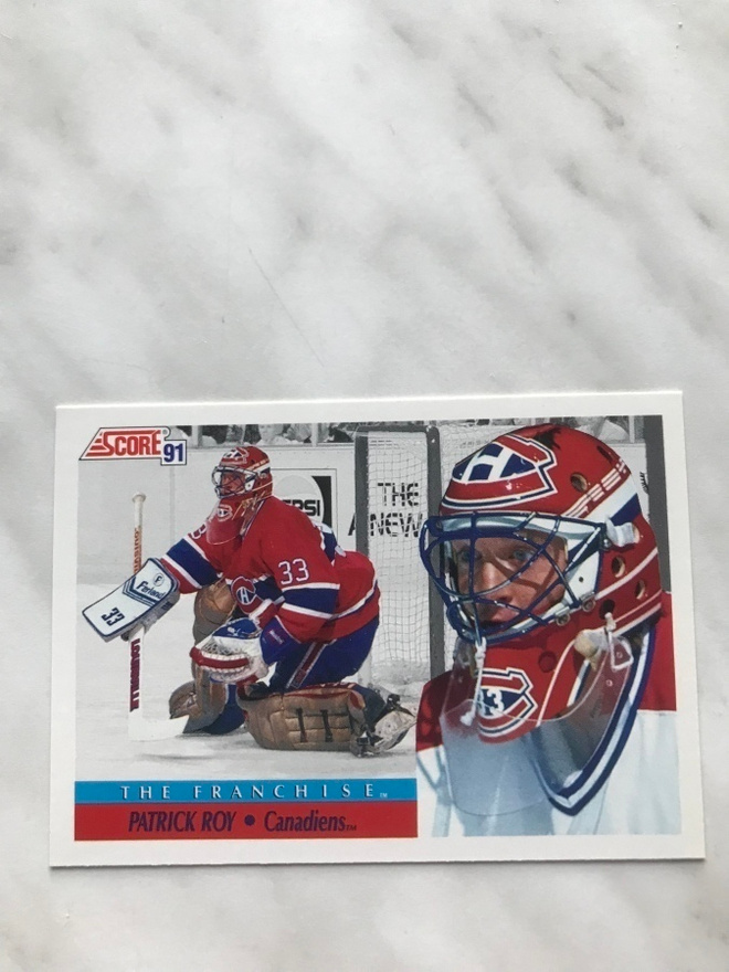 1991-92 Score Canadian Bilingual Franchise Patrick Roy #314