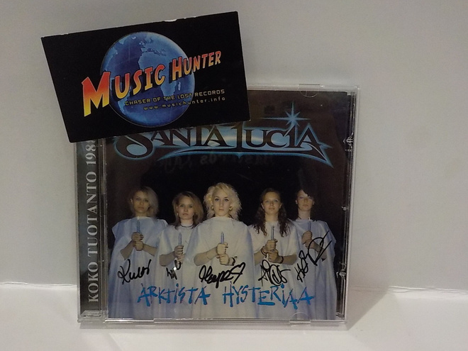 SANTA LUCIA - ARKTISTA HYSTERIAA CD + KOKO BÄNDIN NIMMARIT!