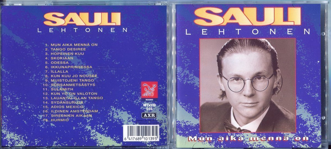 SAULI LEHTONEN . CD-LEVY . MUN AIKA MENNÄ ON