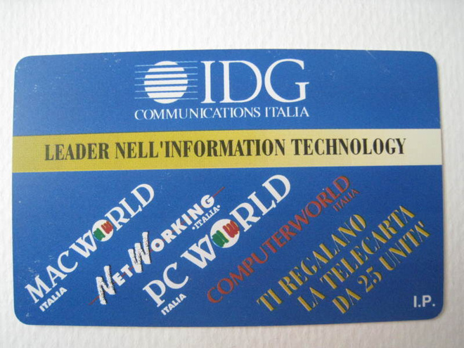 Puhelukortti IDG   Lire 5.000 carta telefonica