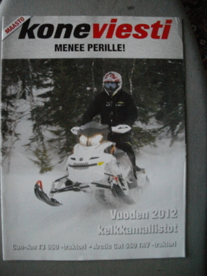 Maasto Koneviesti - Vuoden 2012 kelkkamallistot (24.3)