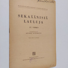 Heikki Klemetti : Sekaäänisiä lauluja 37. vihko - pikkukuva 1
