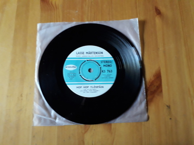 Lasse Mårtenson – Hop Hop Ylöspäin 7" 1968 Jazz, Pop