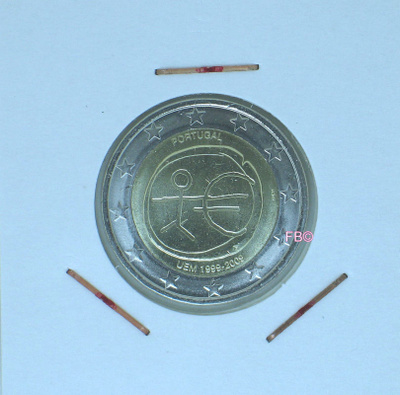 2009 PORTUGAL 2 euro juhlaraha aihe : EMU 10V UNC laatu