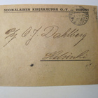 VANHA Firmakuori Suomalainen Kirjakauppa Viipuri 1914 - pikkukuva 1