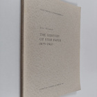 Jorma Ahvenainen : The history of Star Paper 1875-1960 - pikkukuva 1