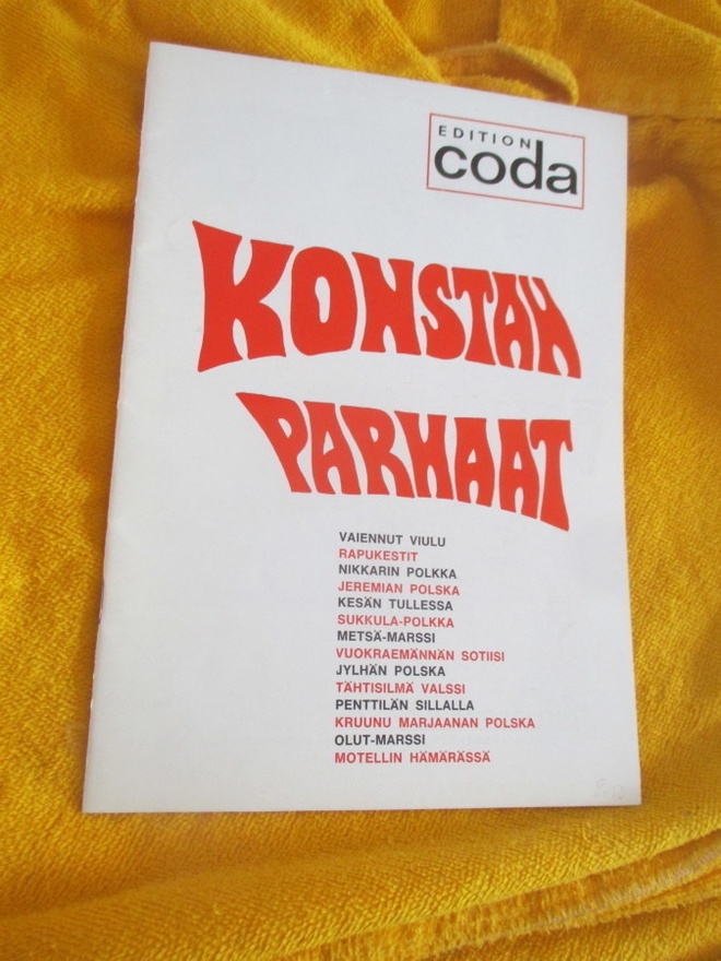 Konstan parhaat nuottivihko ( HIENOKUNTOINEN v 1970