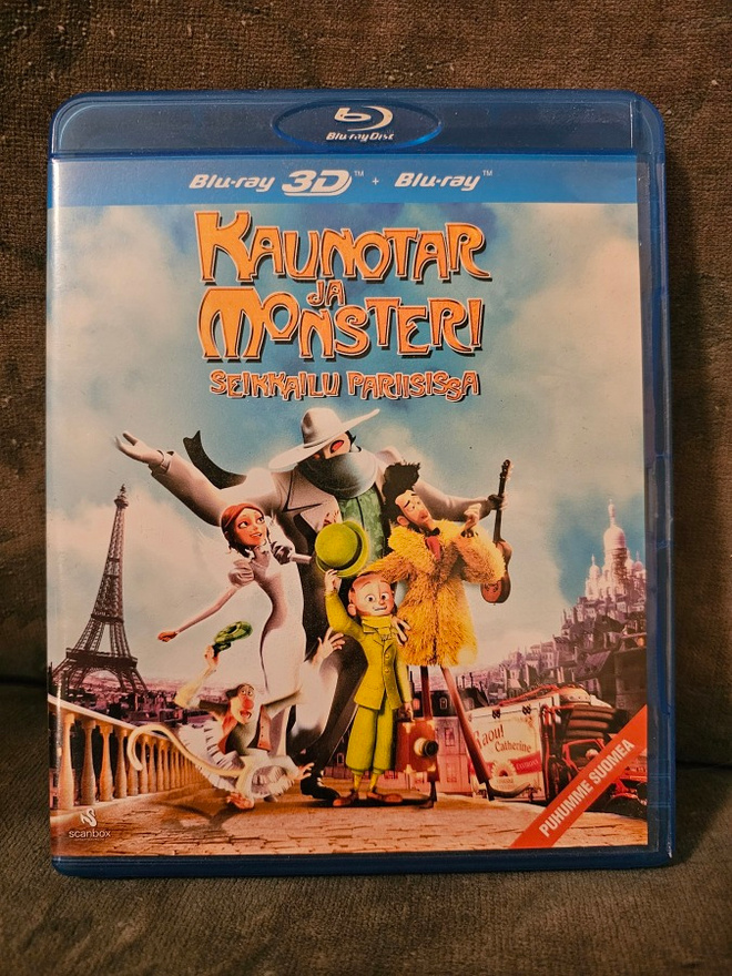 Kaunotar ja Monsteri - seikkailu Pariisissa (Blu-ray)