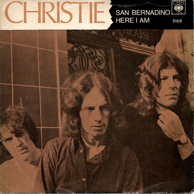CHRISTIE: San Bernadino / Here I Am  7" kannet