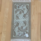 Käsinsolmitut kiinalaiset pienet silkkimatot 62 x 31 cm (2 k - pikkukuva 3