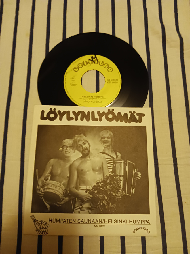 Löylynlyömät – Humpaten Saunaan 7" ps orig 1979 Uusi!!