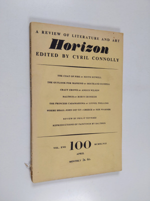Cyril (ed.). Connolly : Horizon - A review of literature ...