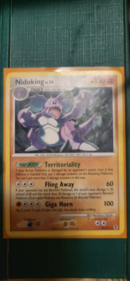 Nidoking #29 Pokemon Rising Rivals RARE card