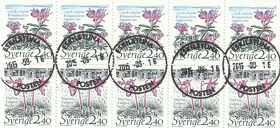 RUOTSI 1993 - Fa 1583/84 VIHKOLEHTI  LEIMATTUNA