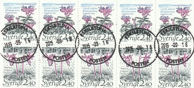 RUOTSI 1993 - Fa 1583/84 VIHKOLEHTI  LEIMATTUNA