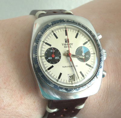 Tissot Seastar Navigator chronograph -vintagekello