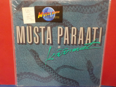 MUSTA PARAATI - KÄÄRMEET 2. PAINOS EX+/EX- LP