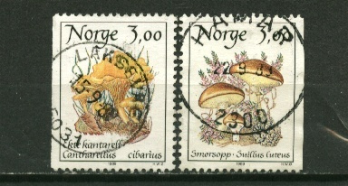 NORJA,  1989 Fa 1052-53, Ruokasienet, loistoleimat