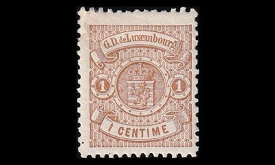 Luxemburg 37B * Vaakuna 1 C (12½:12) (1880)