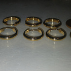 21k kullattu Kanadalainen 3 pari korvakorut Gold plated - pikkukuva 2