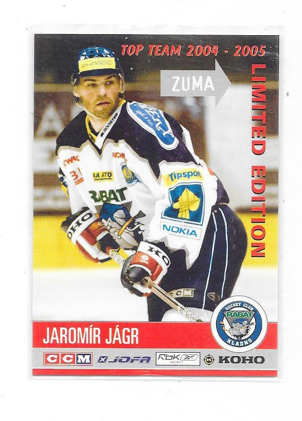 2004-05 OFS Limited Edt #18 Jaromir Jagr HC Kladno