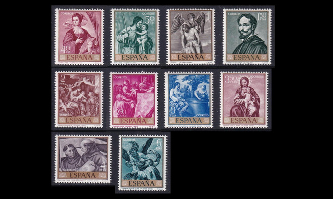 Espanja 1796-805 ** Maalauksia Alonso Cano (1969)